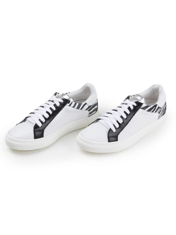 Anna Morellini Skórzane sneakersy "Gemmarina" w kolorze białym