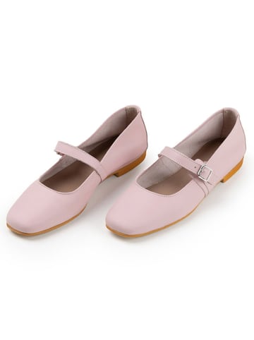 Anna Morellini Leder-Ballerinas "Amanata" in Rosa