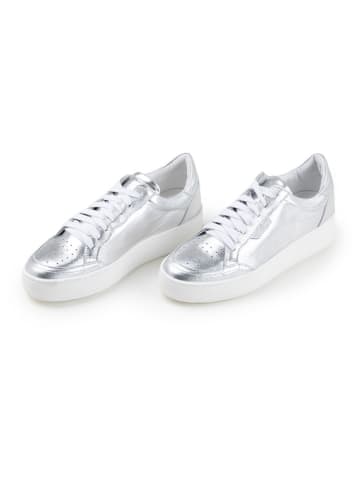 Anna Morellini Leder-Sneakers "Meliatelia" in Silber