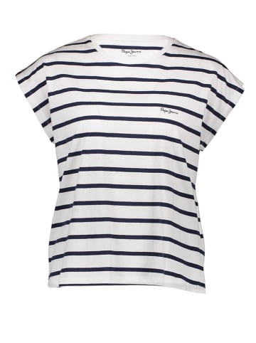 Pepe Jeans Shirt wit/zwart