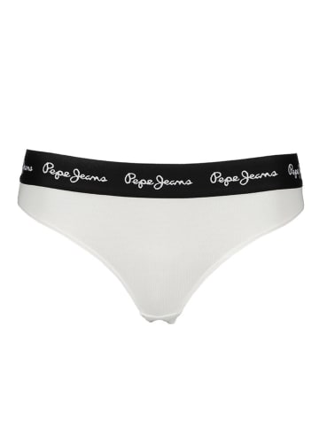 Pepe Jeans Stringi (2 pary) w kolorze białym i czarnym