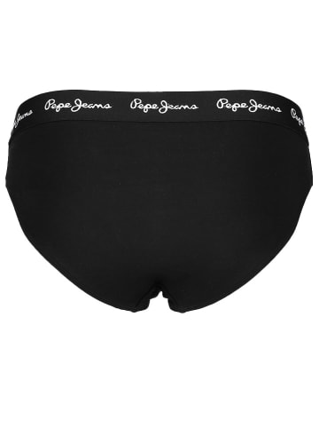 Pepe Jeans 2er-Set: Slips in Weiß/ Schwarz