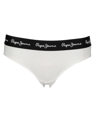Pepe Jeans 2er-Set: Slips in Weiß/ Schwarz