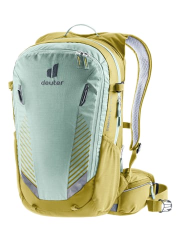 Deuter Fahrradrucksack "Compact EXP 12" in Türkis/ Grün - (B)24 x (H)44 x (T)17 cm