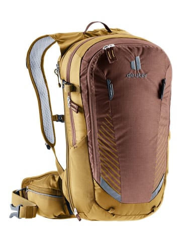 Deuter Plecak rowerowy "Compact EXP 12" w kolorze brązowym - 24 x 44 x 17 cm