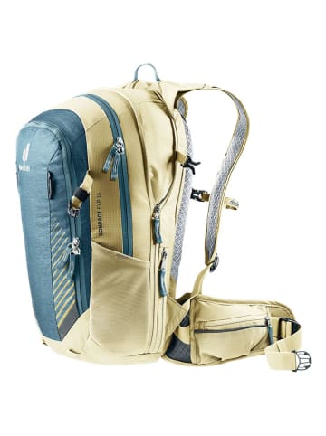 Deuter Fahrradrucksack "Compact EXP 14" in Blau/ Beige - (B)26 x (H)46 x (T)18 cm