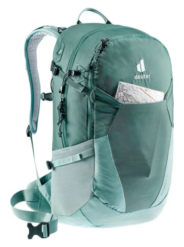 Deuter Plecak turystyczny "Futura 21" w kolorze zielonym - 28 x 50 x 18 cm