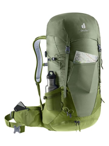 Deuter Plecak turystyczny "Futura 32" w kolorze zielonym - 30 x 65 x 20 cm