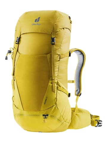 Deuter Plecak turystyczny "Futura 32" w kolorze żółtym - 30 x 65 x 20 cm