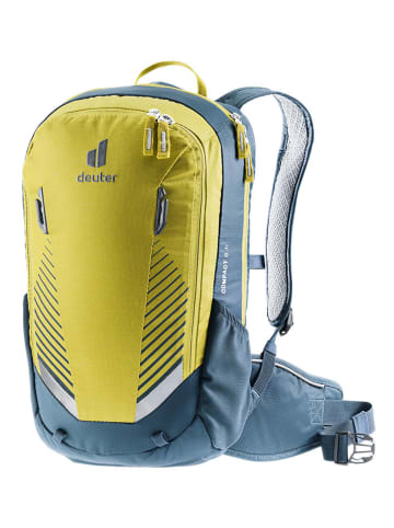 Deuter Fahrradrucksack "Compact 8 JR" in Gelb/ Blau - (B)24 x (H)40 x (T)13 cm