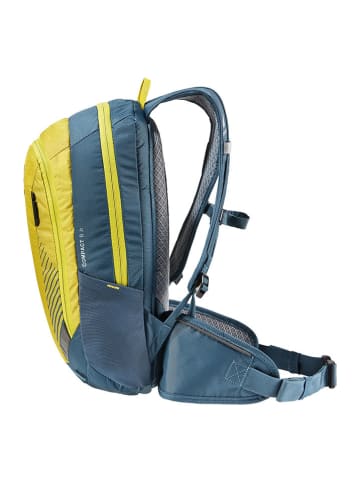 Deuter Fahrradrucksack "Compact 8 JR" in Gelb/ Blau - (B)24 x (H)40 x (T)13 cm