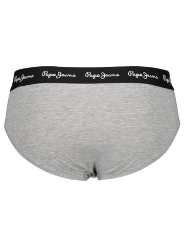 Pepe Jeans Slipy (3 pary) w kolorze czarnym, białym i szarym