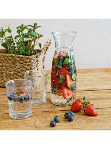 Homla 5tlg. Set: Karaffe und Gläser ''Lorens 2''