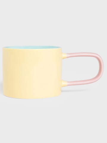 Homla Tasse ''Finko'' in Gelb/ Hellblau/ Rosa - 300 ml