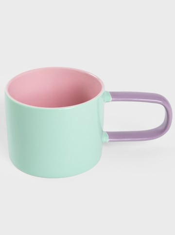 Homla Kubek "Finko" w kolorze miętowo-jasnoróżowo-fioletowym - 300 ml