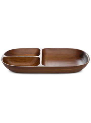 Homla Tablett ''Mooka'' in Braun - (L)31 x (B)17,5 cm