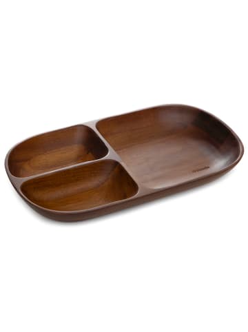 Homla Tablett ''Mooka'' in Braun - (L)31 x (B)17,5 cm