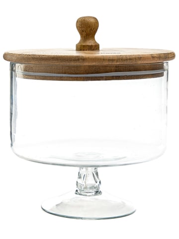 Homla Etagere ''Wood Colony'' in Hellbraun - (H)18 x Ø 16 cm