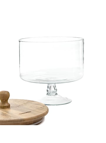 Homla Etagere ''Wood Colony'' in Hellbraun - (H)18 x Ø 16 cm