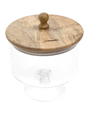 Homla Etagere ''Wood Colony'' in Hellbraun - (H)18 x Ø 16 cm