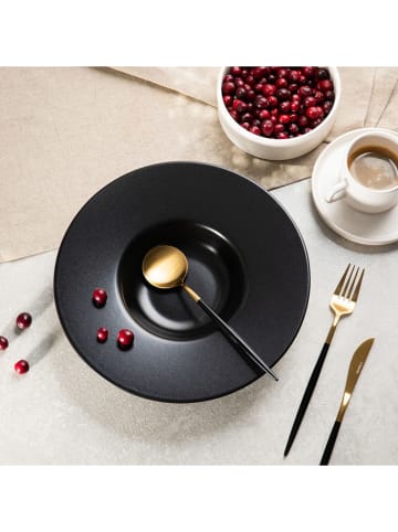 Homla Pastateller ''Famelio'' in Schwarz - Ø 28 cm