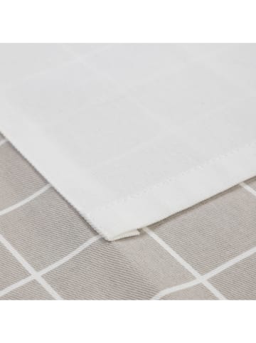 Homla Schort "Snoti" crème/grijs - (L)80 x (B)60 cm