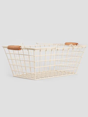 Homla Korb ''Selia'' in Creme - (B)35 x (H)14 x (T)21 cm