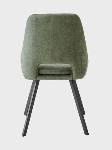 Homla Stoel "Clara" groen - (B)56,5 x (H)85 x (D)47,5 cm