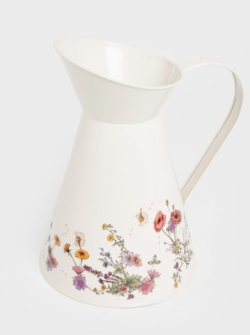 Homla Gießkanne ''Meadow'' in Creme/ Bunt - (H)25 x Ø 16 cm