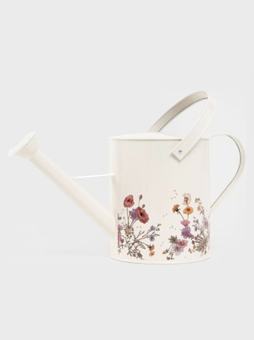 Homla Konewka "Meadow" w kolorze kremowym ze wzorem - wys. 20 x Ø 18 cm
