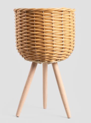 Homla Bloemenstandaard "Florsu" beige - (H)45 x Ø 26 cm