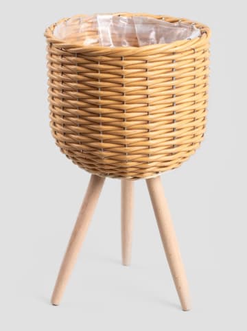 Homla Bloemenstandaard "Florsu" beige - (H)45 x Ø 26 cm