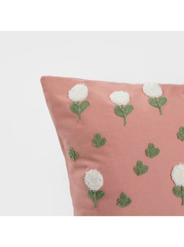 Homla Kissenhülle ''Wigal'' in Rosa - (L)45 x (B)45 cm
