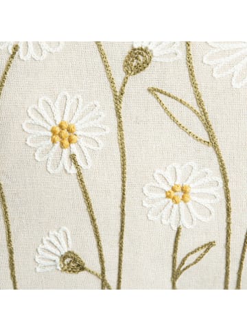 Homla Kissenhülle ''Bosse'' in Creme - (L)45 x (B)45 cm