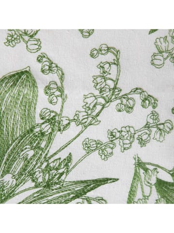 Homla Kussenhoes wit/groen - (L)45 x (B)45 cm