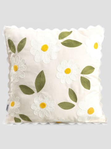Homla Kissenhülle ''Fior'' in Creme - (L)45 x (B)45 cm