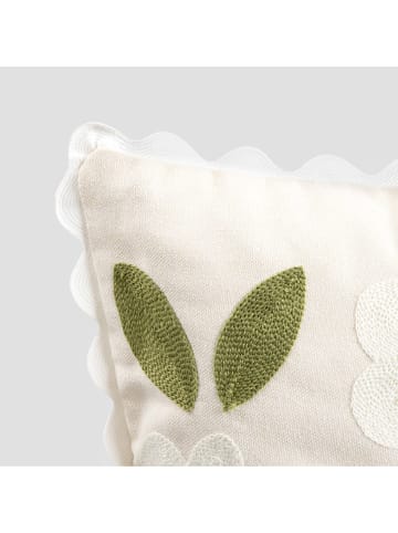 Homla Kissenhülle ''Fior'' in Creme - (L)45 x (B)45 cm