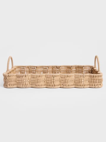 Homla Tablett ''Cobels'' in Hellbraun - (L)42 x (B)28 cm