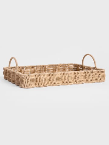 Homla Tablett ''Cobels'' in Hellbraun - (L)42 x (B)28 cm