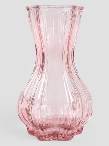 Homla Vaas "Junne" lichtroze - (H)20,3 x Ø 12 cm