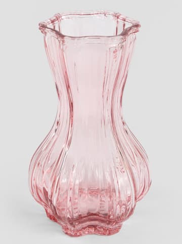 Homla Vase ''Junne'' in Rosa - (H)20,3 x Ø 12 cm
