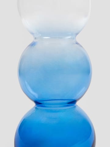 Homla Vaas "Vazia" blauw - (H)25 x Ø 8 cm