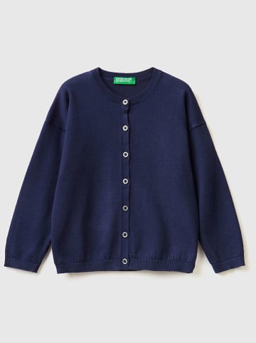 Benetton Kardigan w kolorze granatowym