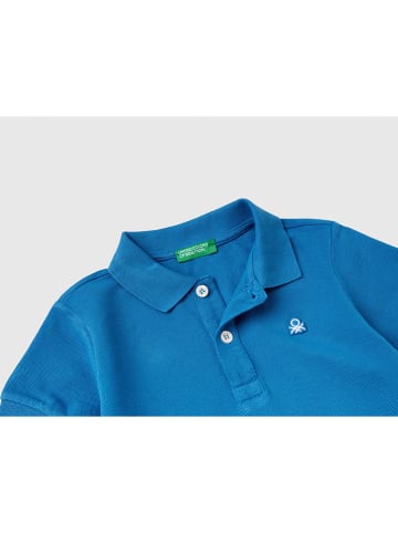 Benetton Poloshirt in Blau