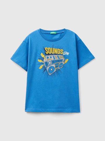 Benetton Koszulka w kolorze niebieskim