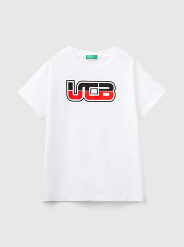 Benetton Shirt wit/meerkleurig