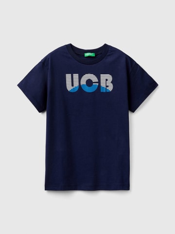Benetton Shirt donkerblauw