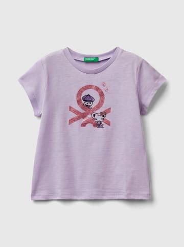 Benetton Koszulka w kolorze lawendowym