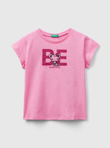 Benetton Shirt lichtroze