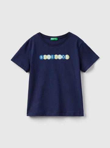 Benetton Koszulka w kolorze granatowym